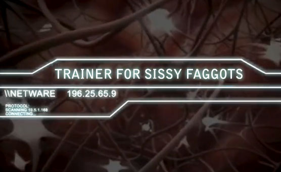 Trainer For Sissy Faggots