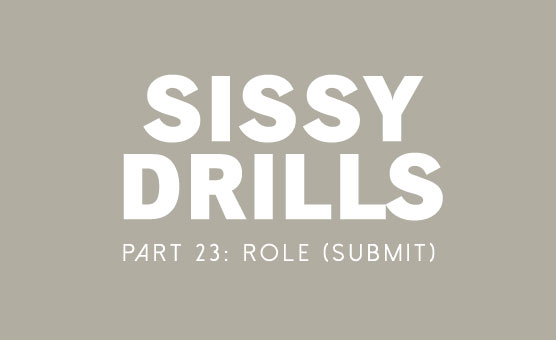 Sissy Drills - Part 23 - Role (Submit)