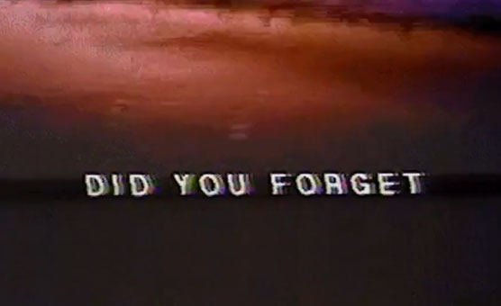 Did You Forget 
