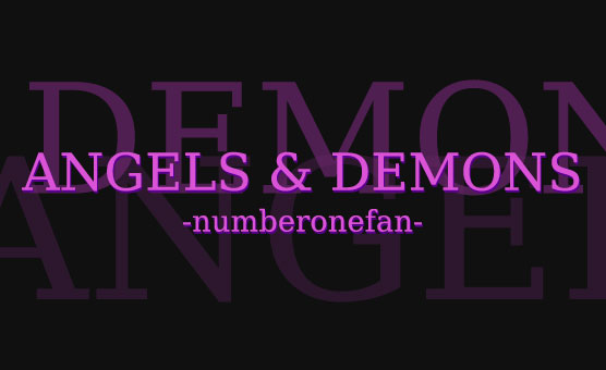 Angels & Demons By Numberonefan
