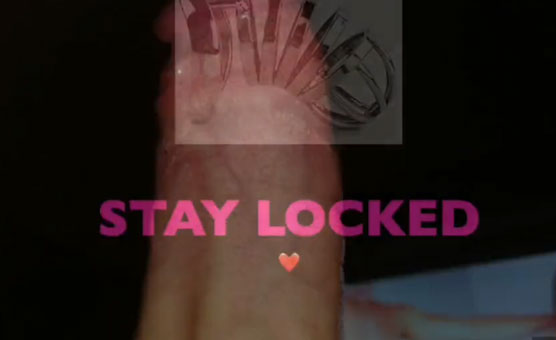 Stay Locked - White Cock Mindfuck