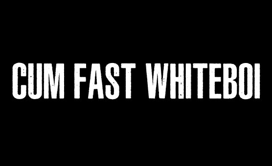 Cum Fast Whiteboi - Censored BBC PMV