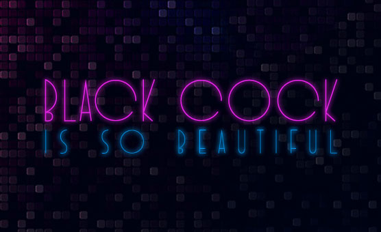 Black Cock Is So Beautiful - A Dirty Talk PMV