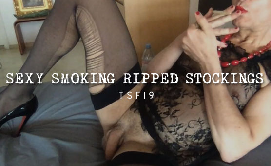 Sexy Smoking Ripped Stockings