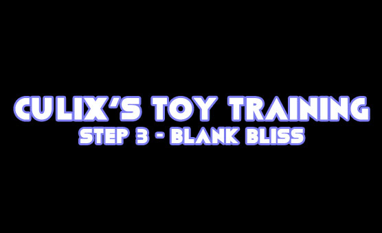 Culix's Toy Training - Step 3 - Blank Bliss