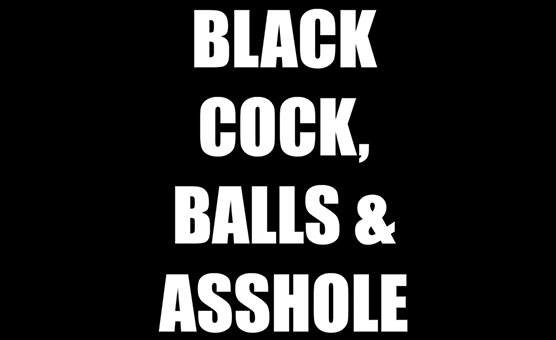Black Cock Balls And Asshole