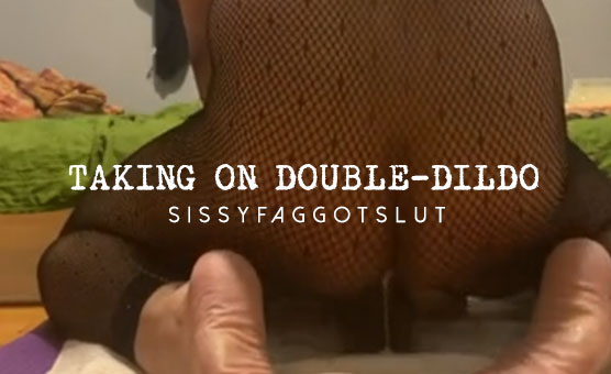 Taking On Double-Dildo