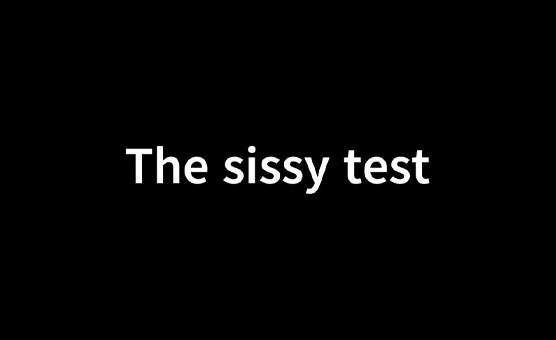 The Sissy Test - Sissy Caption Story