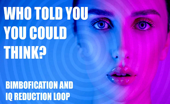 Who Told You You Could Think - Bimbofication And IQ Reduction Loop