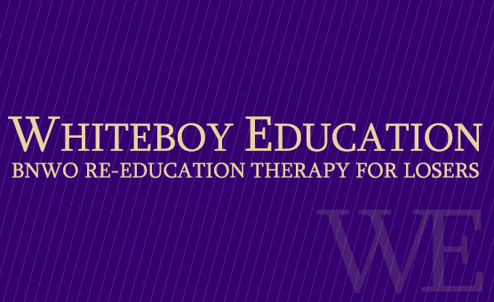 Whiteboy Education - BNWO Reducation Therapy For Losers